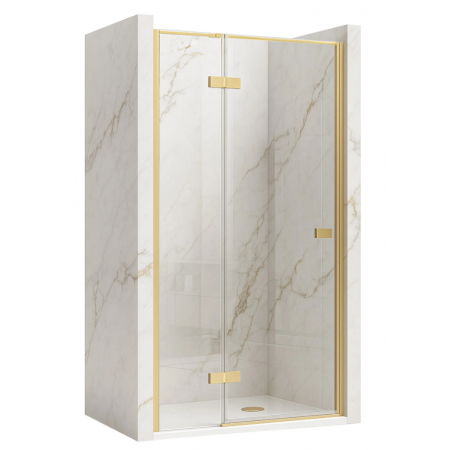 Душевая дверь REA ATLAS 80 L BRUSHED GOLD