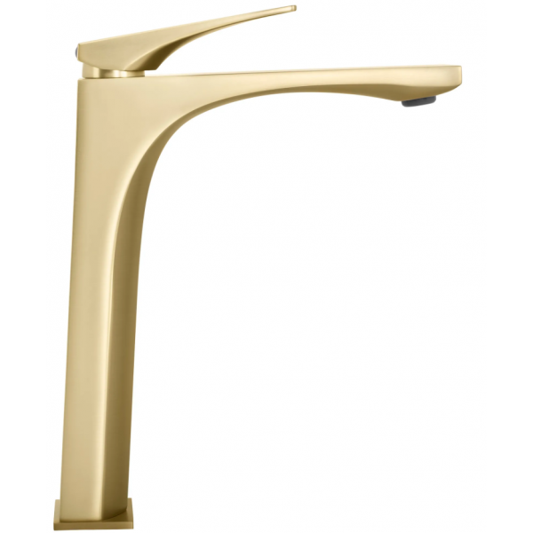 Смеситель для раковины (умывальника) REA JOE BRUSHED GOLD высокий