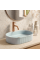 Умывальник (раковина) REA VANDA 48 BABY BLUE MATT накладной