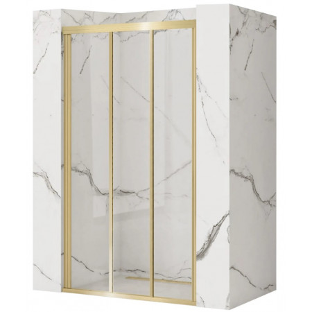 Душевая дверь REA ALEX 120 BRUSHED GOLD
