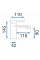 Смеситель для биде REA STORM CHROME