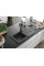 Гранітна кухонна мийка MEXEN PABLO BLACK GRANITE + сифон BLACK