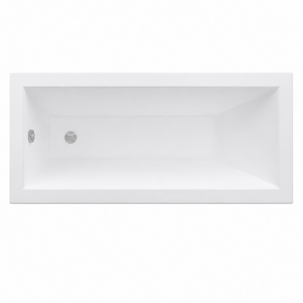 Комплект ванна VBI GRAPPA 160x70 встраиваемая+сифон CHROME+ножки
