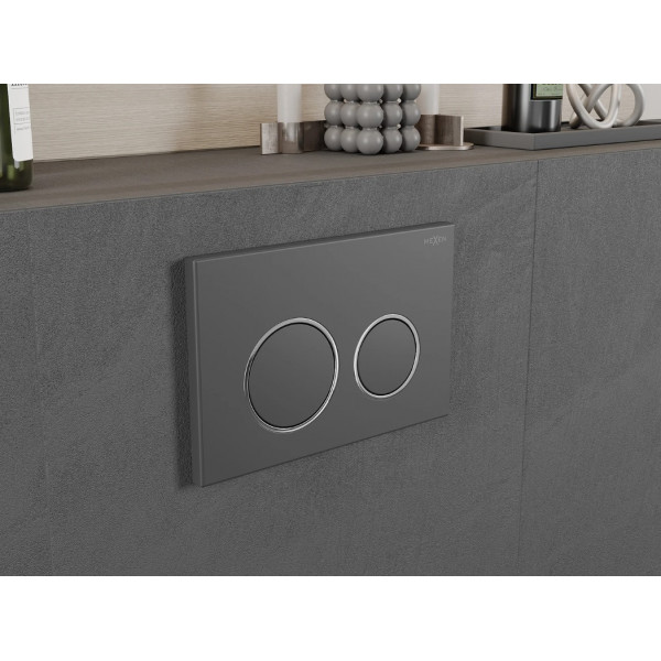 Кнопка змиву для інсталяції MEXEN FENIX 07 XS GRAPHITE