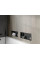 Вбудована полиця MEXEN X-Wall-NR 45x20 BLACK без обідка