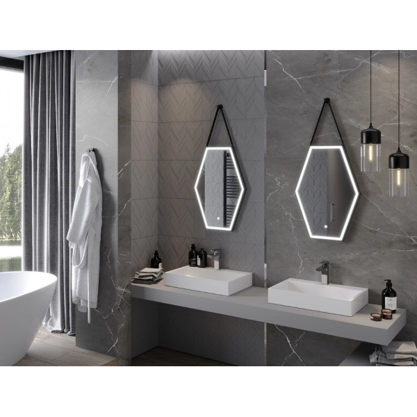 Дзеркало MEXEN ORLA 50x70 LED нестандартне