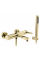 Смеситель для ванны REA PIXEL GOLD с изливом