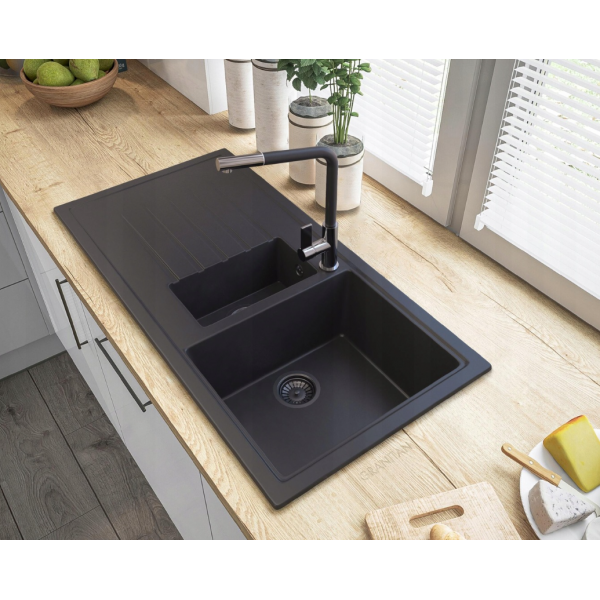 Змішувач для кухні GRANITAN LINEA BLACK CHROME *
