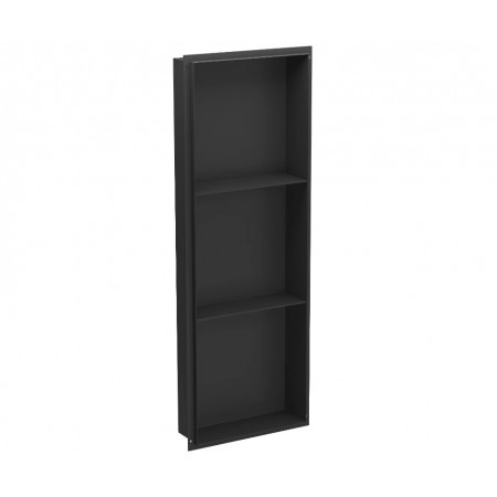 Вбудована полиця MEXEN X-Wall-NR 90 BLACK без обідка