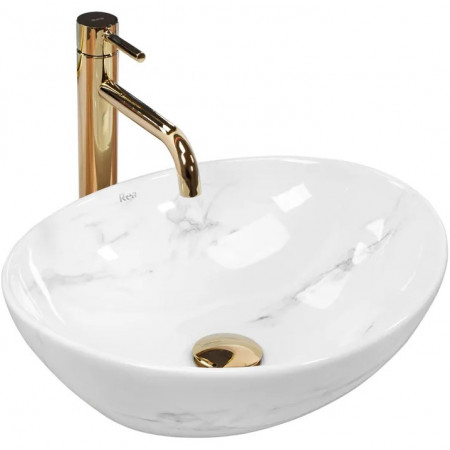 Умывальник (раковина) REA SOFIA NATURE MARBLE накладной мрамор