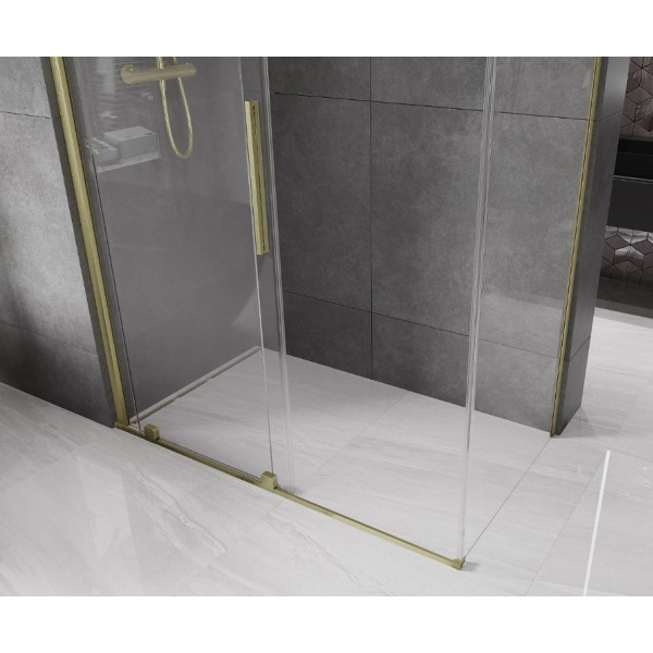 Душова кабіна MEXEN VELAR 140х80 BRUSHED GOLD