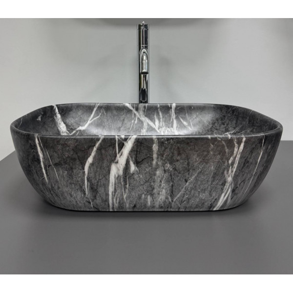 Умывальник (раковина) VBI RAVENNA BLACK OPAL MATT накладной