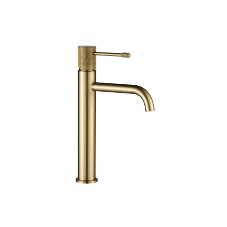 Смеситель для раковины VBI MILANO UNO BRUSHED GOLD высокий