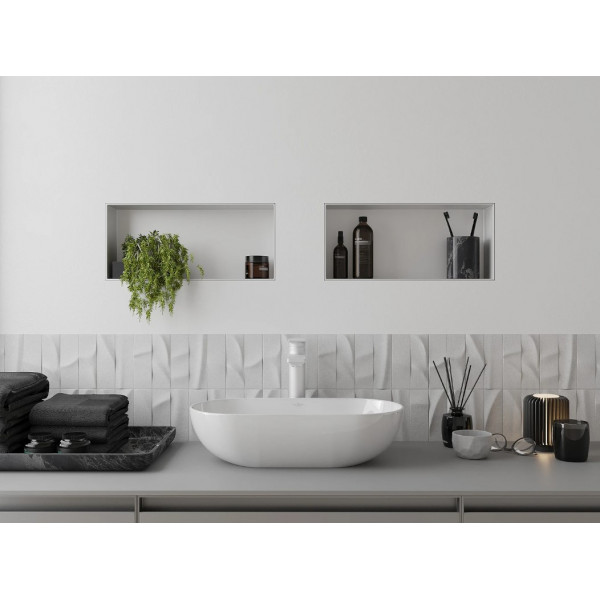 Вбудована полиця MEXEN X-Wall-NR 45x20 WHITE без обідка