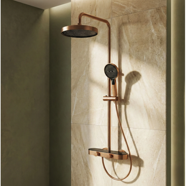 Душевой гарнитур REA CREO BRUSHED COPPER