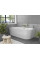 Ванна кутова MEXEN MIA 170x80 WHITE-G акрилова ліва