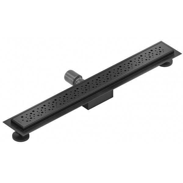 Трап для душу MEXEN FLAT 80 M12 BLACK чорний