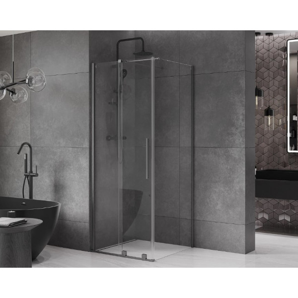 Душова кабіна MEXEN VELAR 110х110 GRAPHITE