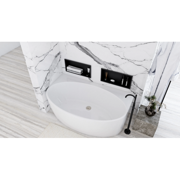 Ванна пристенная REA MALTA 170х88 WHITE акриловая