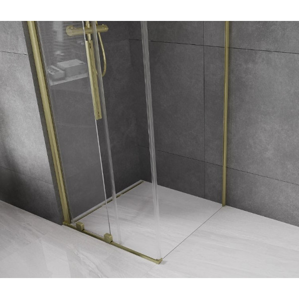 Душова кабіна MEXEN VELAR 120х120 BRUSHED GOLD