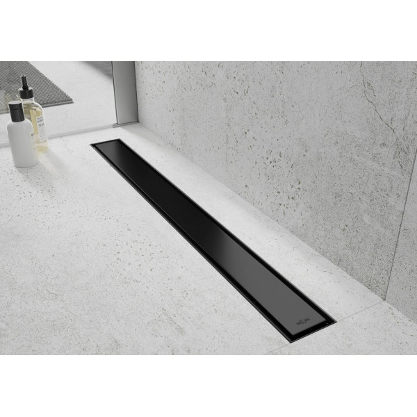 Трап для душу MEXEN FLAT 70 M13 BLACK 360° чорний