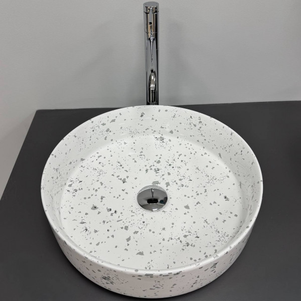 Умывальник (раковина) VBI BARI S GREY MOSAIC накладной