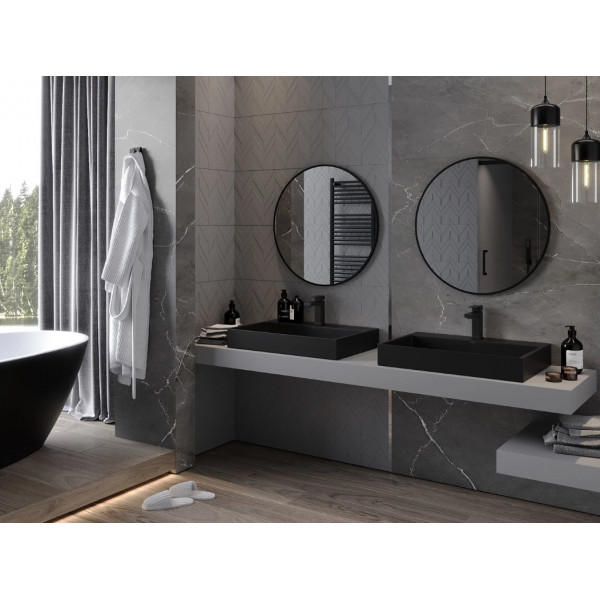 Дзеркало MEXEN LOFT 75 BLACK кругле