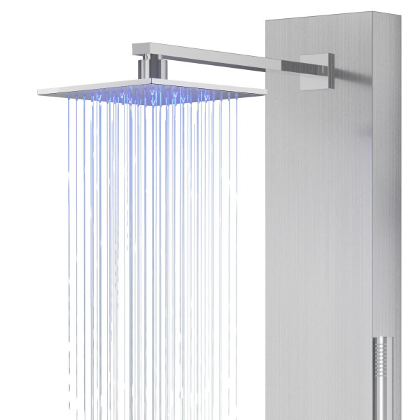 Душова панель CORSAN NEO INOX LED