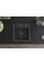Гранітна кухонна мийка MEXEN VITO BLACK GRANITE + сифон BLACK
