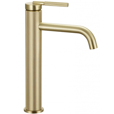 Смеситель для раковины (умывальника) REA ARGON BRUSHED GOLD высокий