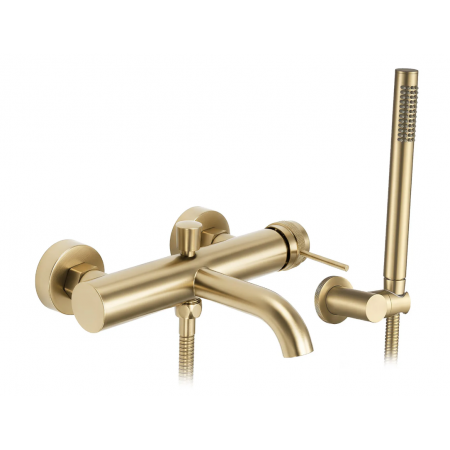 Смеситель для ванны REA LUNGO GRIP BRUSHED GOLD с изливом
