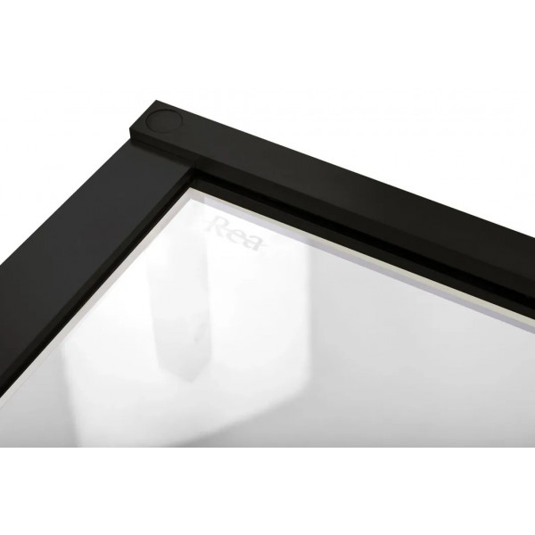 Душевая кабина REA HUGO 100х100 BLACK двойная