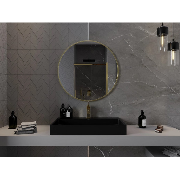 Дзеркало MEXEN LOFT 80 GOLD кругле