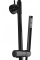Душевой гарнитур REA LUNGO BLACK GLOSSY с термостатом и изливом