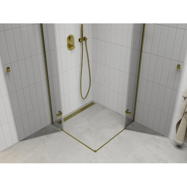Душова кабіна MEXEN ROMA DUO 70x70 GOLD
