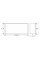 Вбудована полиця MEXEN X-Wall-R 60x20 INOX з обідком