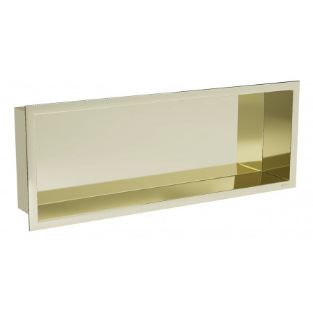 Вбудована полиця MEXEN X-Wall-R 60x20 GOLD з обідком