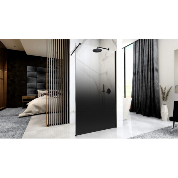 Душевая стенка REA AERO OMBRE 110 BLACK