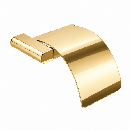 Держатель для туалетной бумаги с крышкой VBI TERRA GOLD