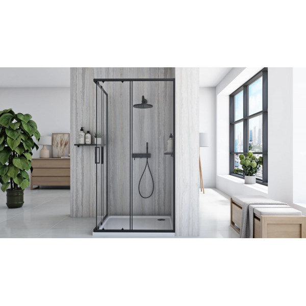 Душевая кабина REA CITY 80х100 BLACK