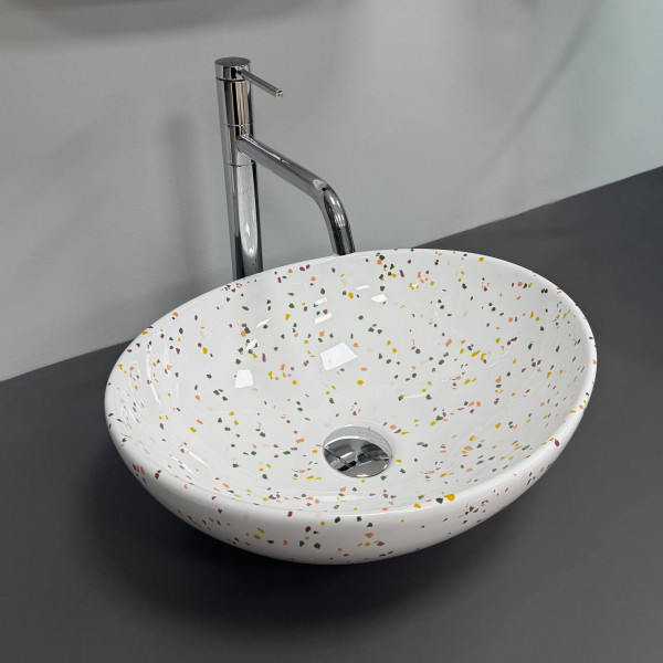 Умывальник (раковина) VBI PARMA MOSAIC GLOSSY накладной