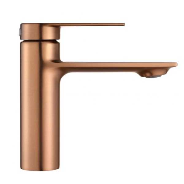 Смеситель для раковины REA STORM BRUSHED COPPER низкий