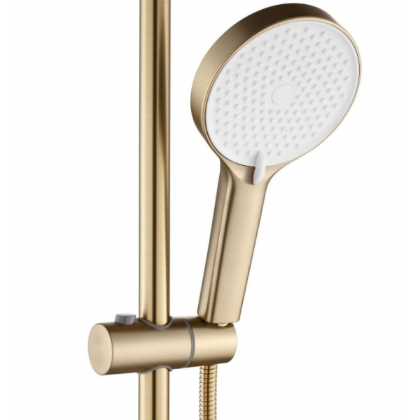 Душевой гарнитур REA VENETA BRUSHED GOLD с изливом