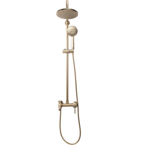 Душевой гарнитур REA LUIS BRUSHED GOLD матовое золото с изливом