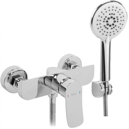 Смеситель для ванны и душа REA DART CHROME настенный без излива *