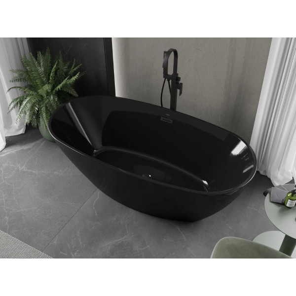 Ванна окрема MEXEN ERIS 170х85 BLACK-B акрилова
