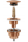 Донный клапан для раковины REA CLICK-CLACK BRUSHED COPPER универсальный