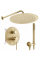 Душевая система REA FOSS CLIF BRUSHED GOLD + BOX скрытого монтажа