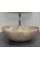 Умывальник (раковина) VBI PARMA DARK BROWN STONE GLOSSY накладной