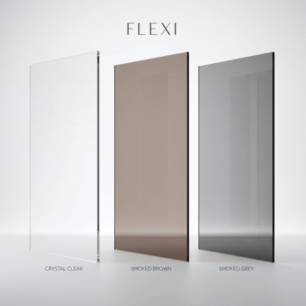 Душевая стенка REA FLEXI 70 TRANSPARENT CHROME